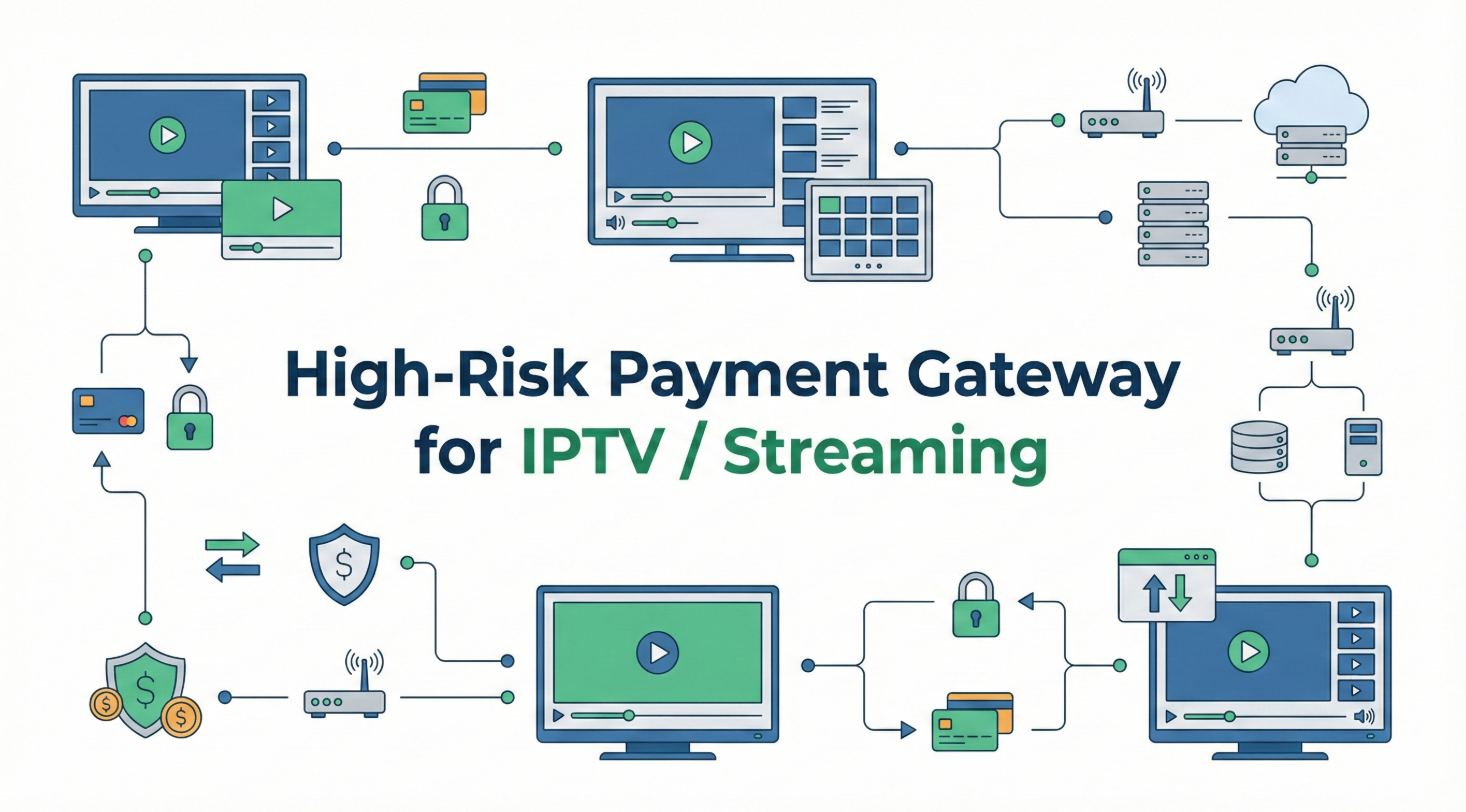 High-Risk Payment Gateway for IPTV & Streaming Services